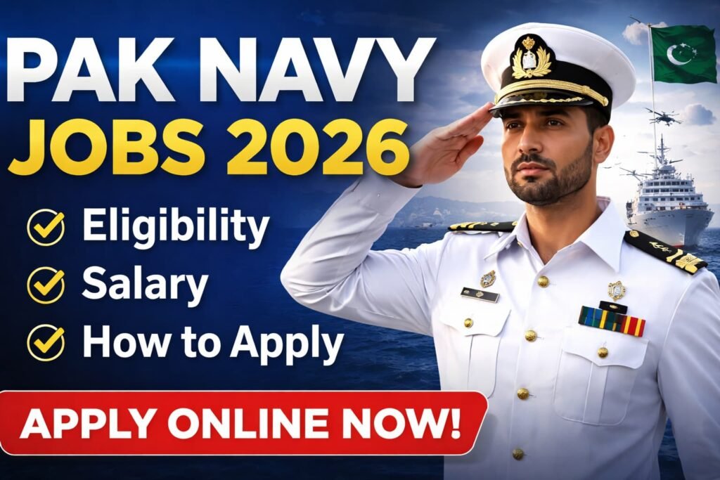 pak navy jobs 2026. Check eligibility, salary, and step-by-step apply process to confidently submit your application.